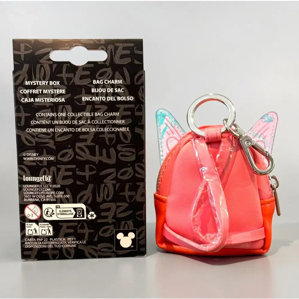 Loungefly Disney Fairies Rosetta Cosplay Mini Backpack Bag Charm Keychain NW6